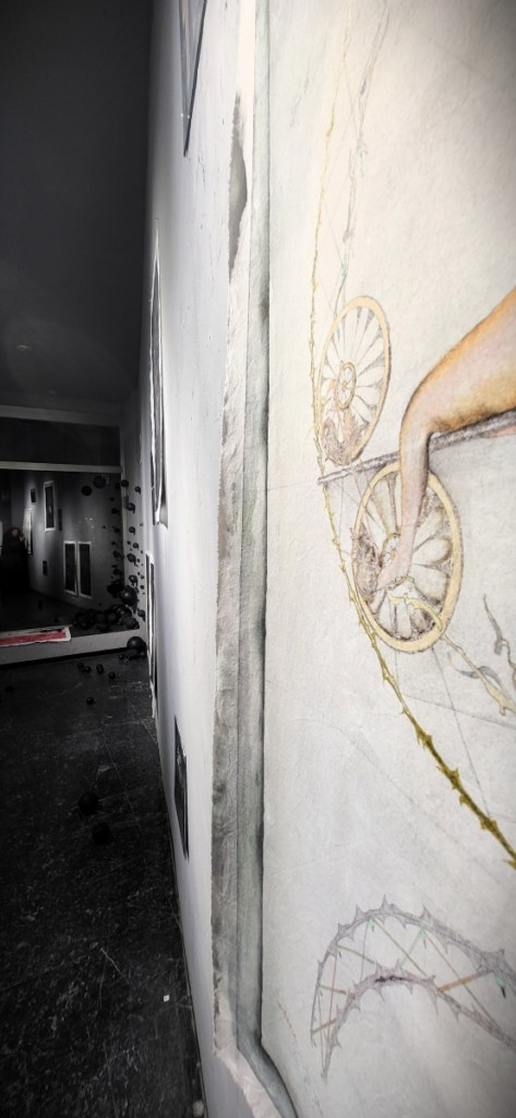 Core Unit - macro tactile composition Roxana Donaldson, mixed media assemblage, 2025