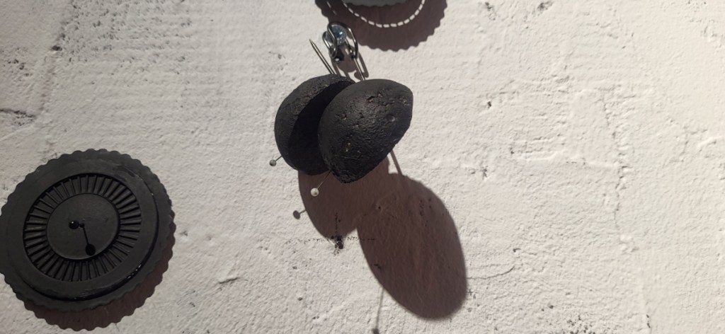 Emotional Mapping I - hit concerete background spheres Roxana Donaldson