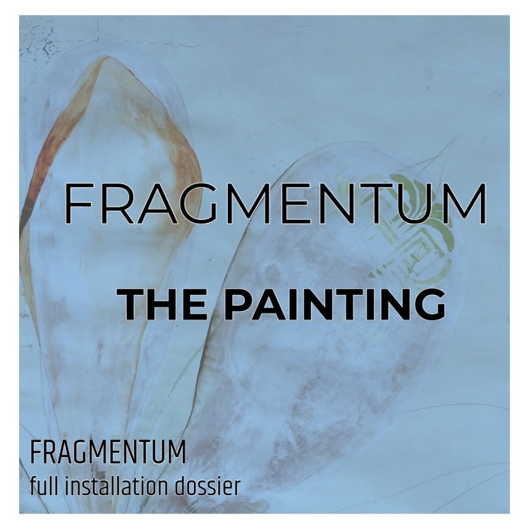 FRAGMENTUM The Painting - visual chronicle of the iconized vegetal Roxana Donaldson, mixed media on watercolor paper 1.5x10m, 2021.