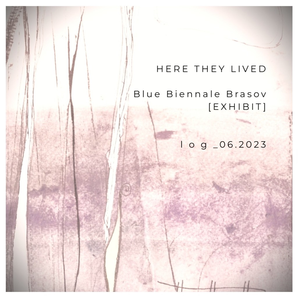 Roxana Donaldson, The Matrairch fine art painting, 50x70cm, acrylics and ink on paper, 2020, detail. The image is representative of Roxana Donaldson Here They Lived Art Installation on view at Banca de Cultura Apollonia at the 2023 Blue Biennale Brasov. Art installation by Roxana Donaldson exploring memory archives and fragile emotional contents at Contemporary Art Blue Biennale Brasov.