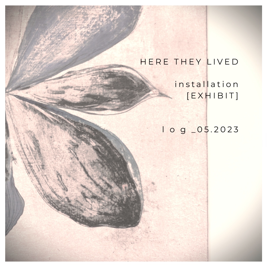 Roxana Donaldson, "Herbarium" painting, detail, 30x30cm, acrylics and ink on canvas. The painting features a vintage old style macro detail of an iris flower and is representative and exhibited in Here They Lived Art Exhibition at Galeria Carol 53 in Bucharest 2023 where Roxana Donaldson Fine Art exhibited it. Mixed media and conceptual painting by Roxana Donaldson.